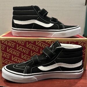 Vans Black and White Athletic Shoes